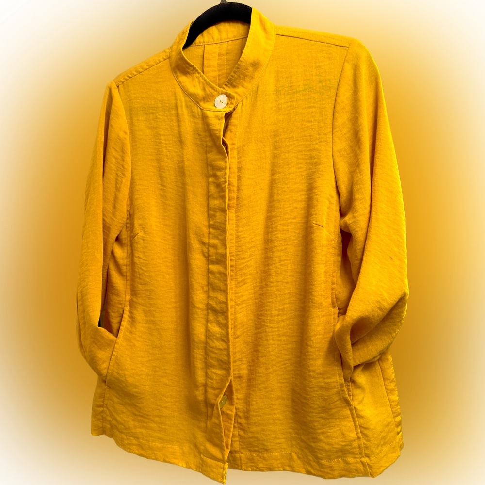 Button Front, Hip Length, Side Pockets - image 1